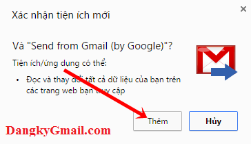 Thêm nút chia sẻ link nhanh qua Gmail trên trình duyệt web Chrome, Cốc Cốc